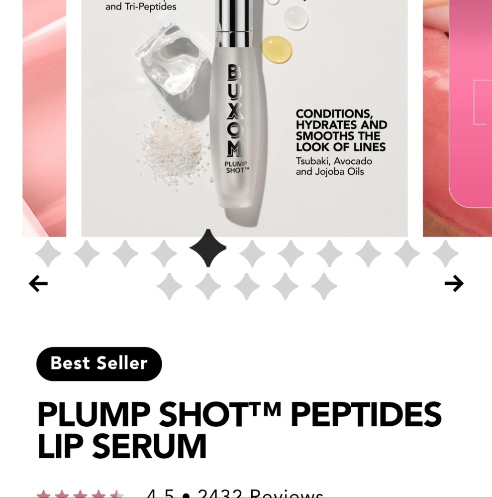 NIB BUXOM PLUMP SHOT SHEER TINT COLLAGEN PETPIDE INFUSED - Picture 4 of 12